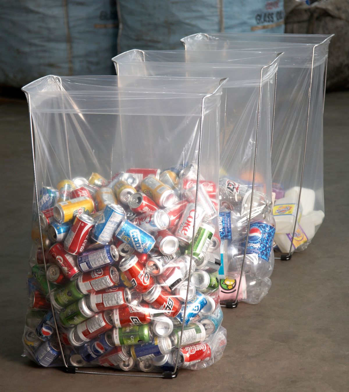 recycled bottles